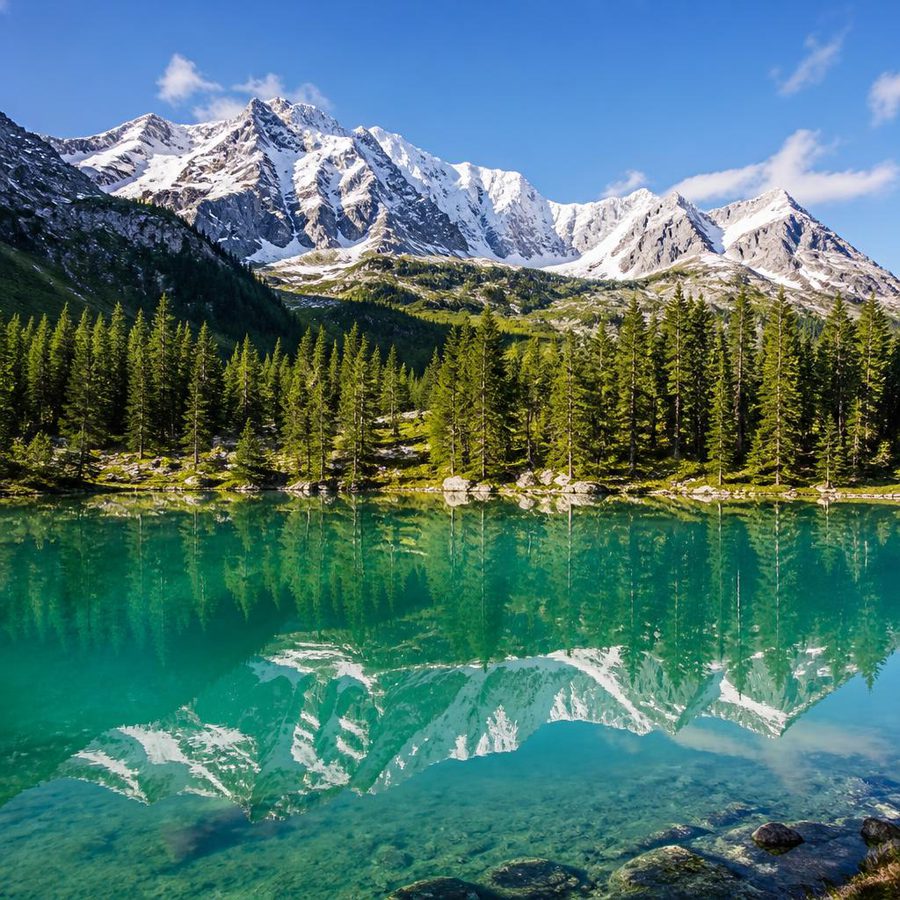 A scenic mountain journey through Switzerland